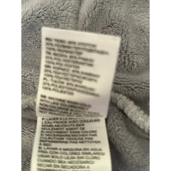 The North Face Caroluna Jacket Women S Quilted Fleece Lined Gray Full Zip Collar - Picture 9 of 12